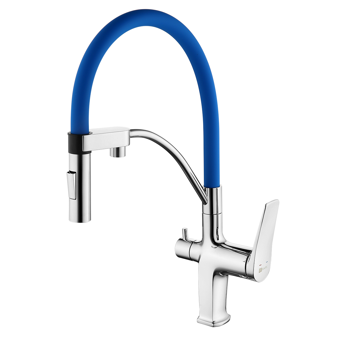 LM3074C-Blue Kitchen faucet 
with connection to drinking 
water supply