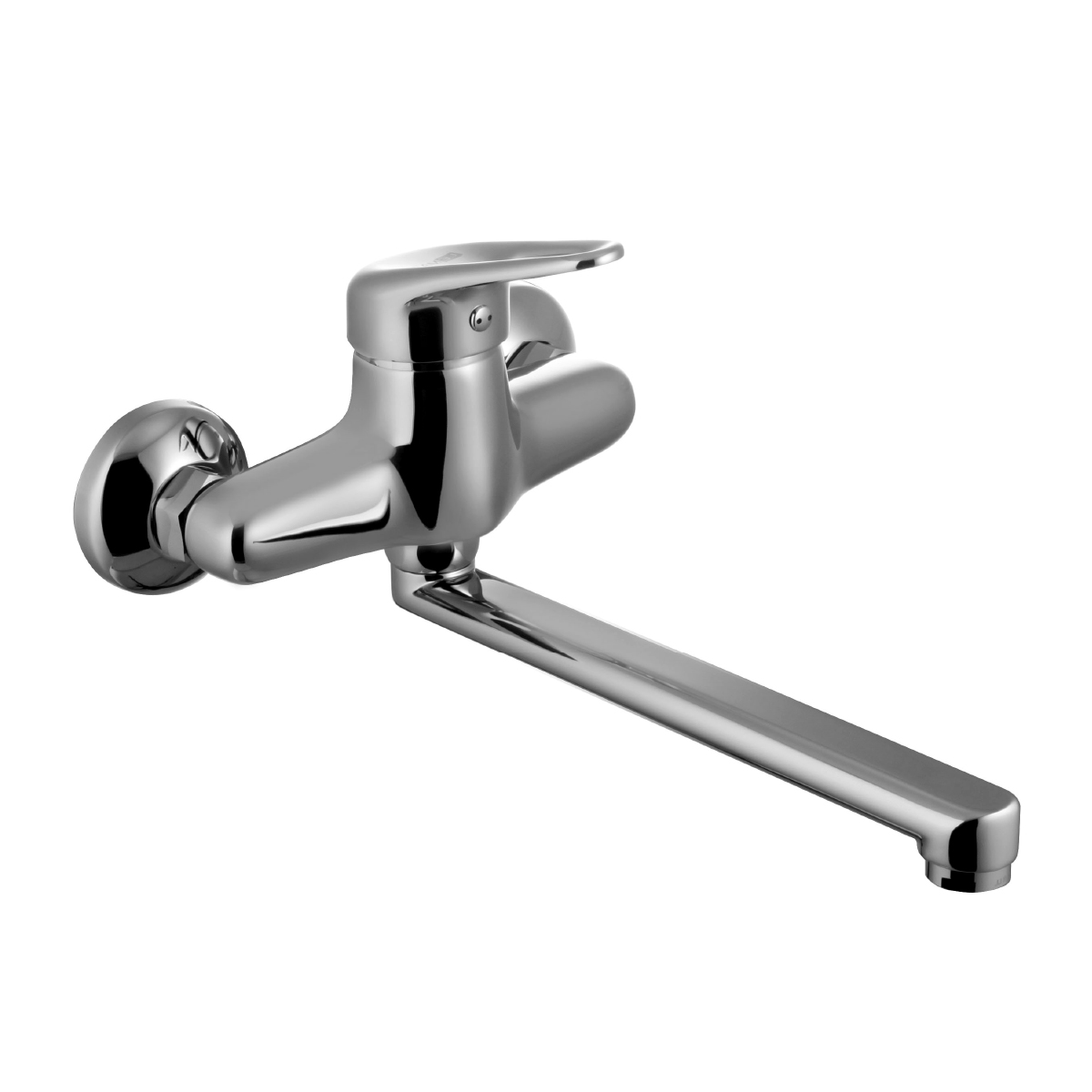 LM4111C Kitchen/washbasin faucet with flat swivel spout