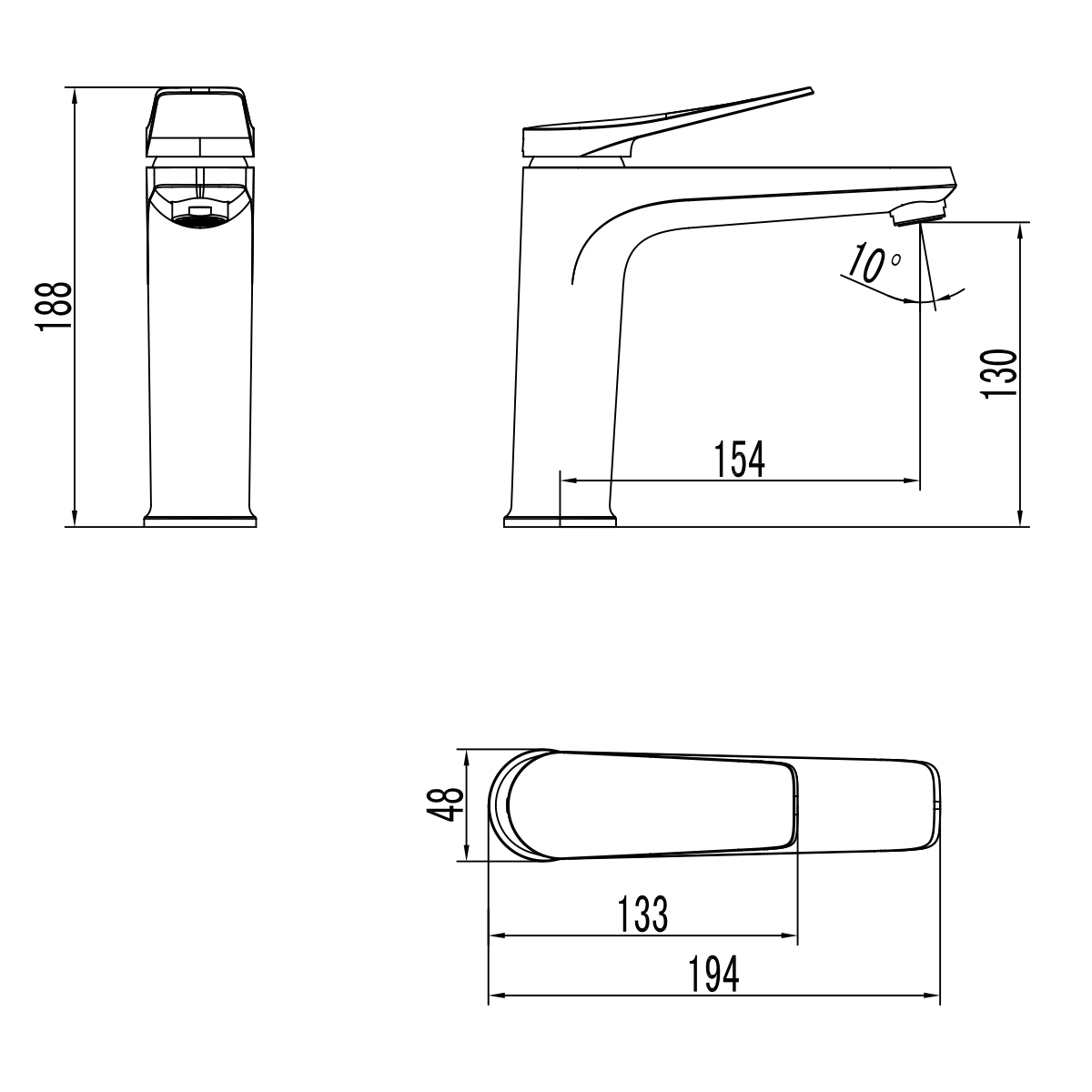 LM3737GM Washbasin faucet