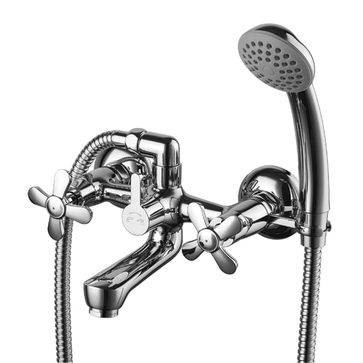 LM6542C Bath faucet with non-swivel spout