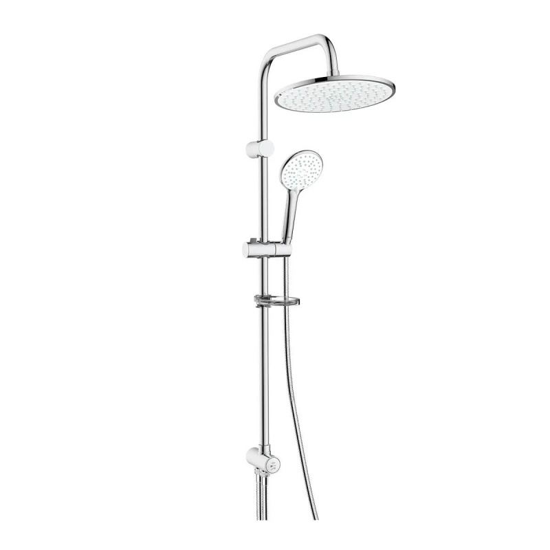 LM8809C With non-adjustable rod height and «Tropical rain» shower head