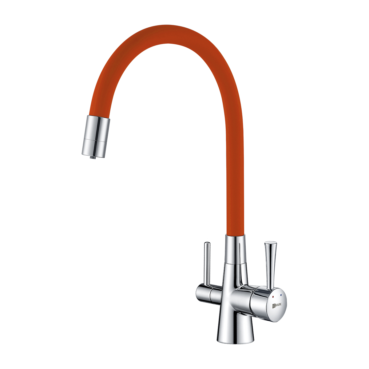 LM3075C-Orange Kitchen faucet 
with connection to drinking 
water supply