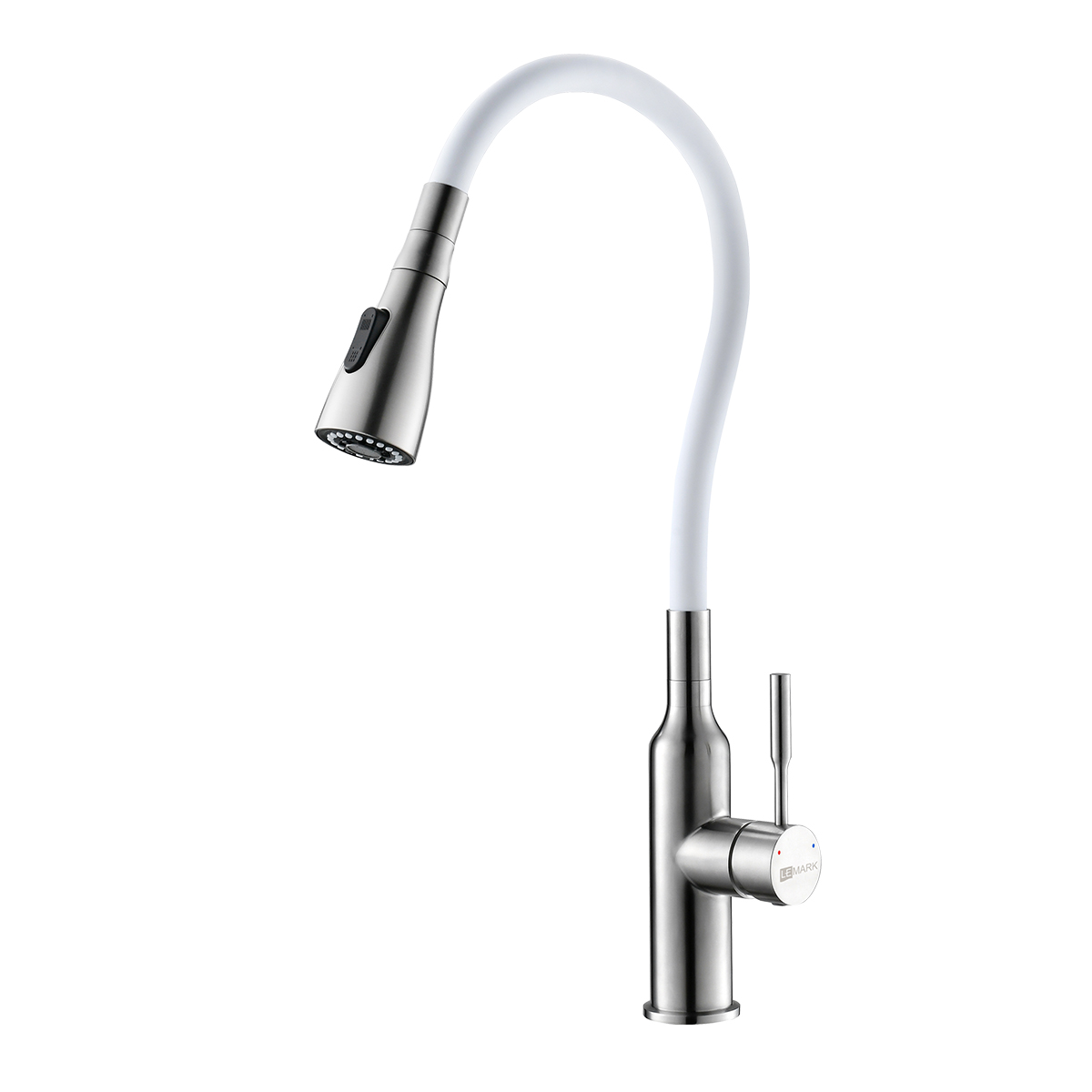 LM5082S-White Kitchen faucetwith swivel spout