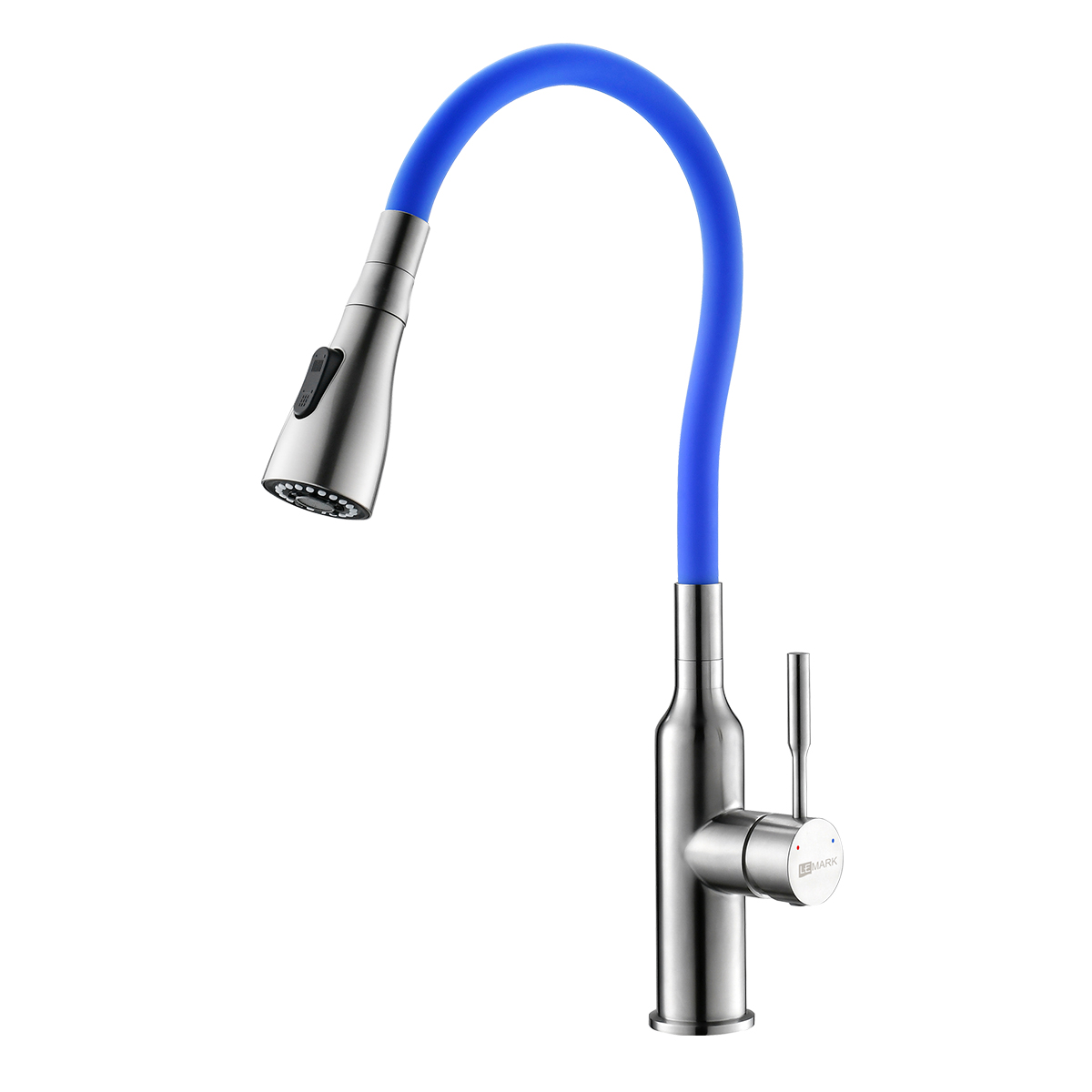 LM5082S-Blue Kitchen faucetwith swivel spout