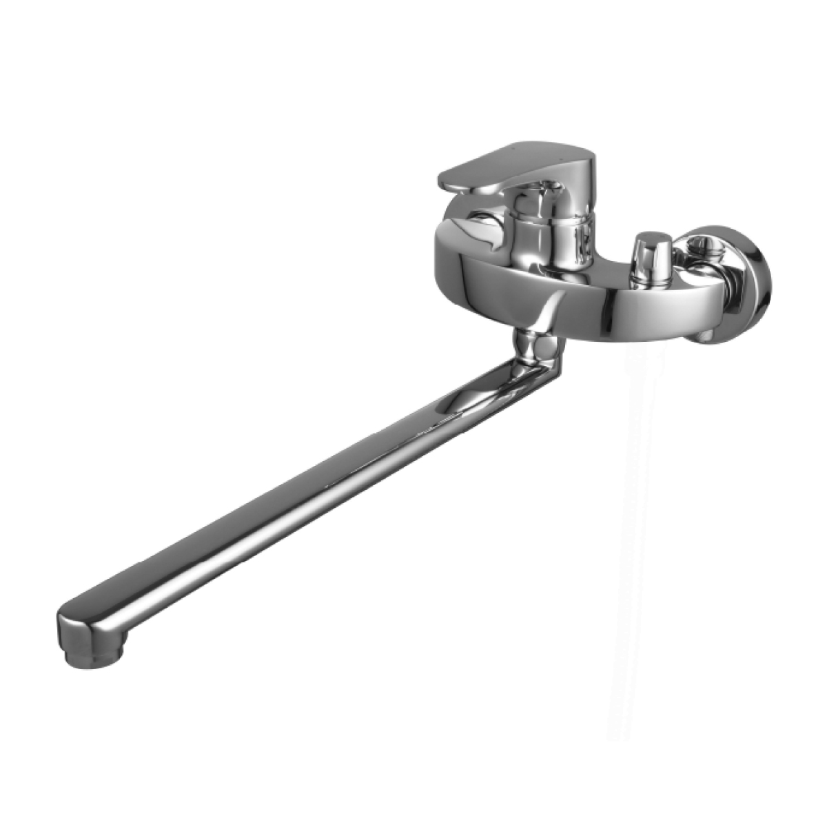 LM4317C Washbasin/bath faucet with 350 mm flat swivel spout