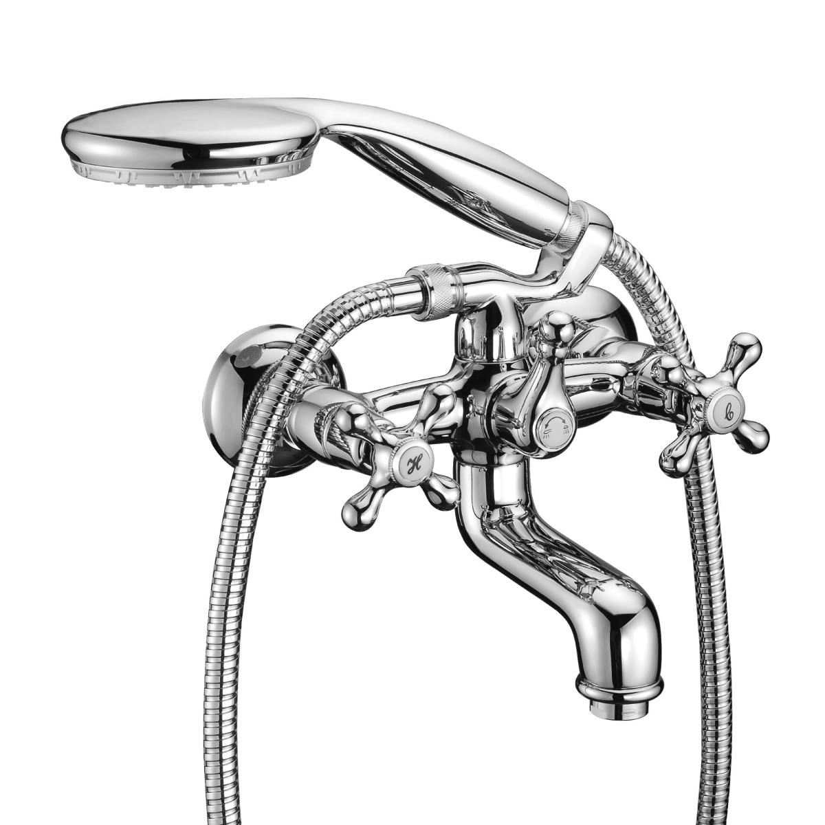 LM2102C Bath faucet with non-swivel spout