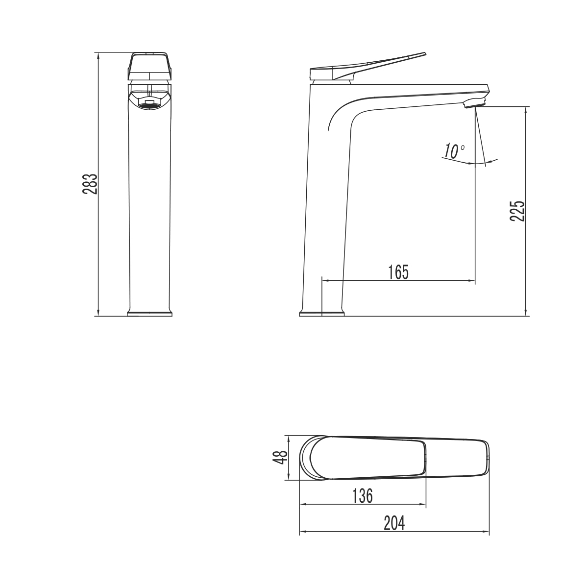 LM3709GM Washbasin faucet