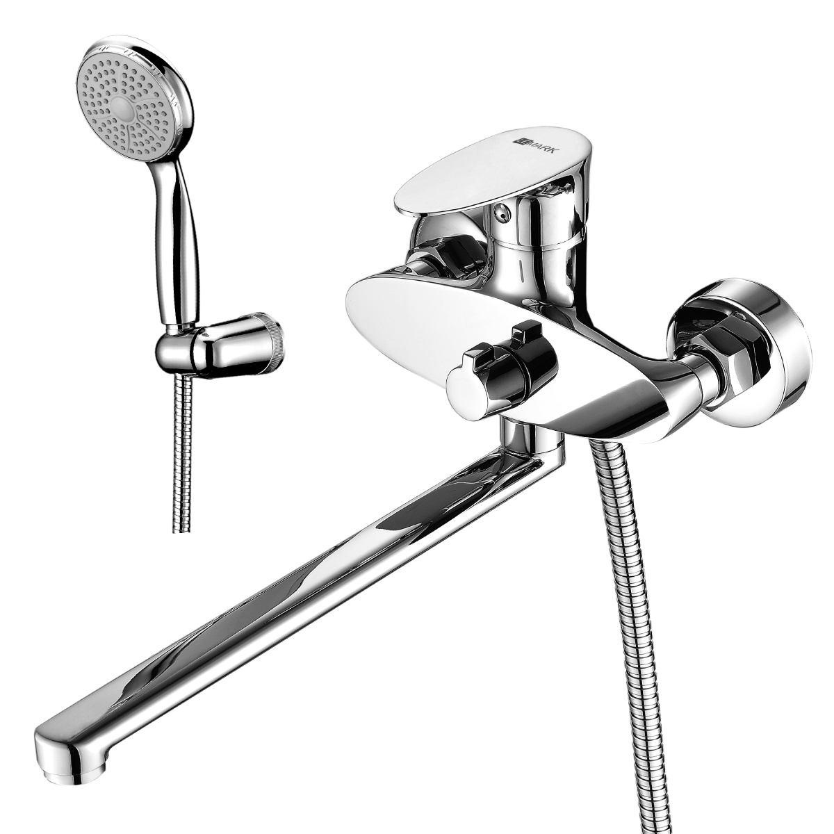 LM0251C Washbasin/bath faucet
with 300 mm at swivel spout