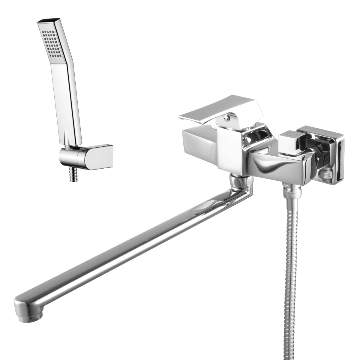 LM4517C Washbasin/bath faucet
with 350 mm flat swivel spout