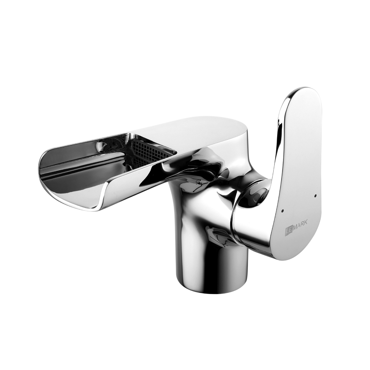 LM4346C Washbasin faucet with waterfall spout